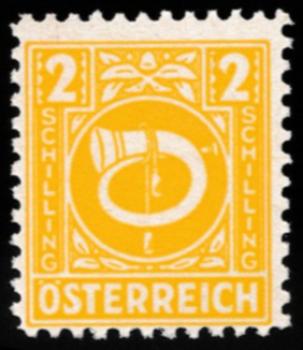 ANK 0697-0713 Posthorn 1945 complete set